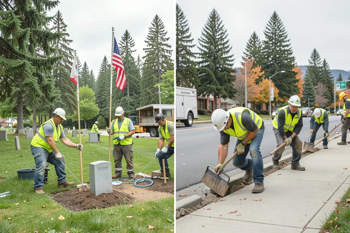 Municipal Tree Planting in Issaquah, King County, WA - We confirm species, quantities, and locations against your approved planting list