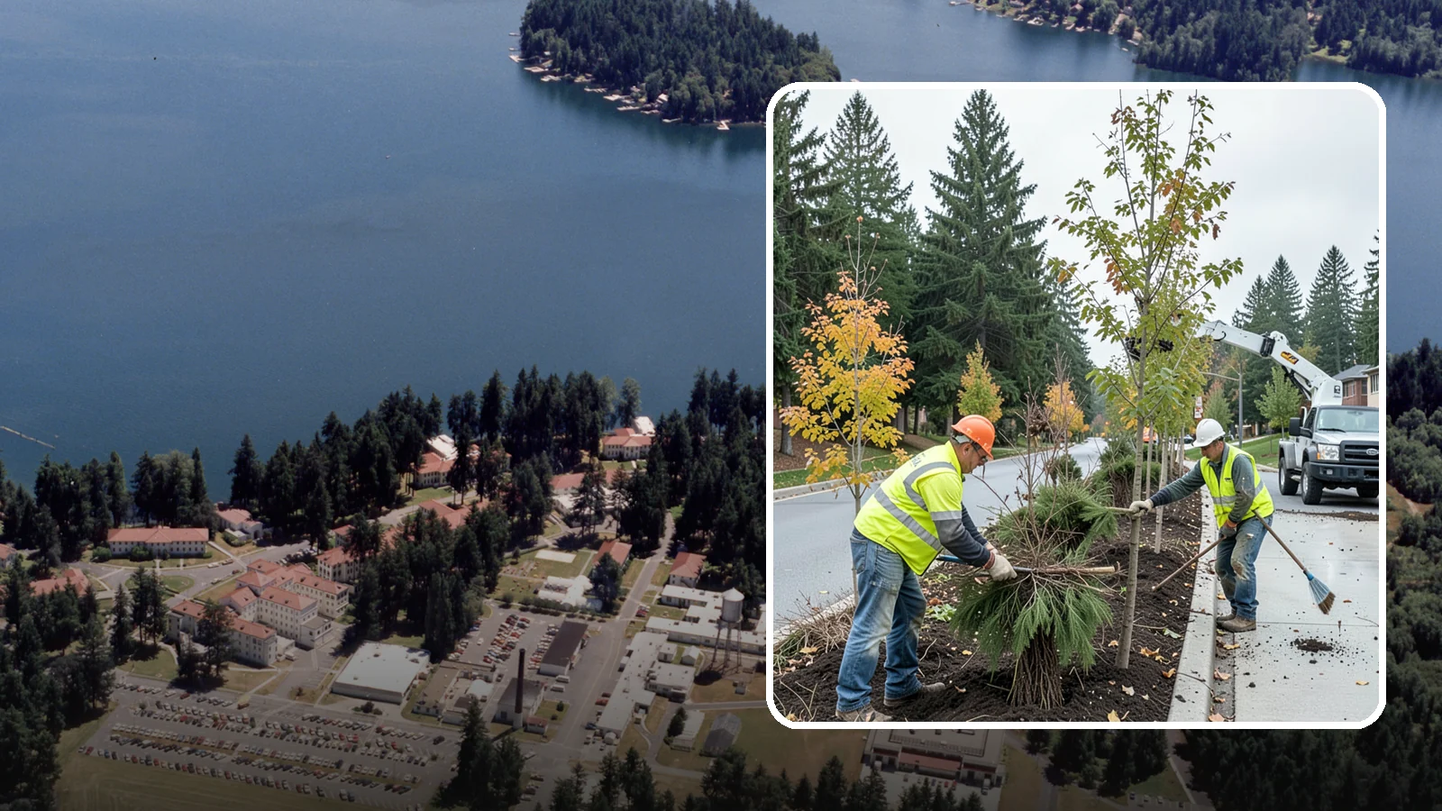 Municipal Tree Planting in Lakewood, Pierce County, WA - We plant right-tree-right-place public trees with establishment care for streets, parks, and civic sites across Western...