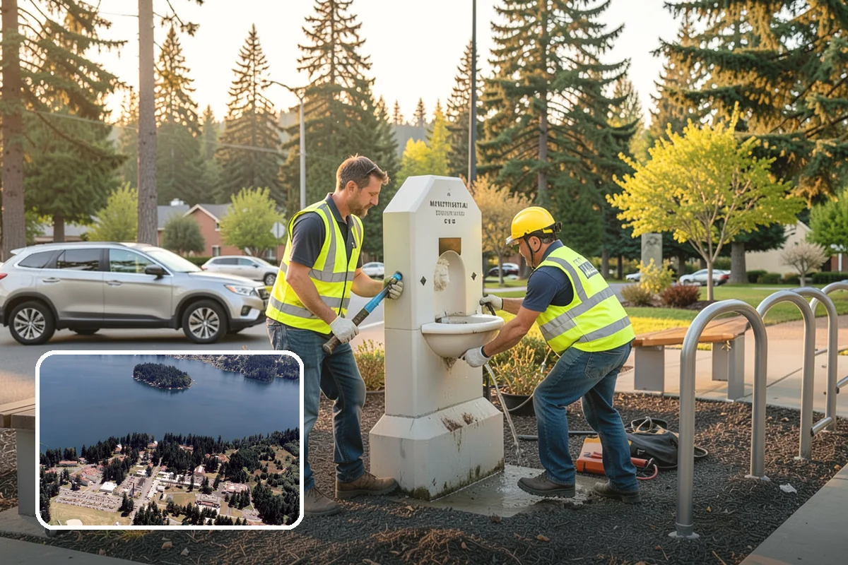 Municipal Tree Planting in Lakewood, Pierce County, WA - Species matched to site conditions reduces future conflicts and replacements