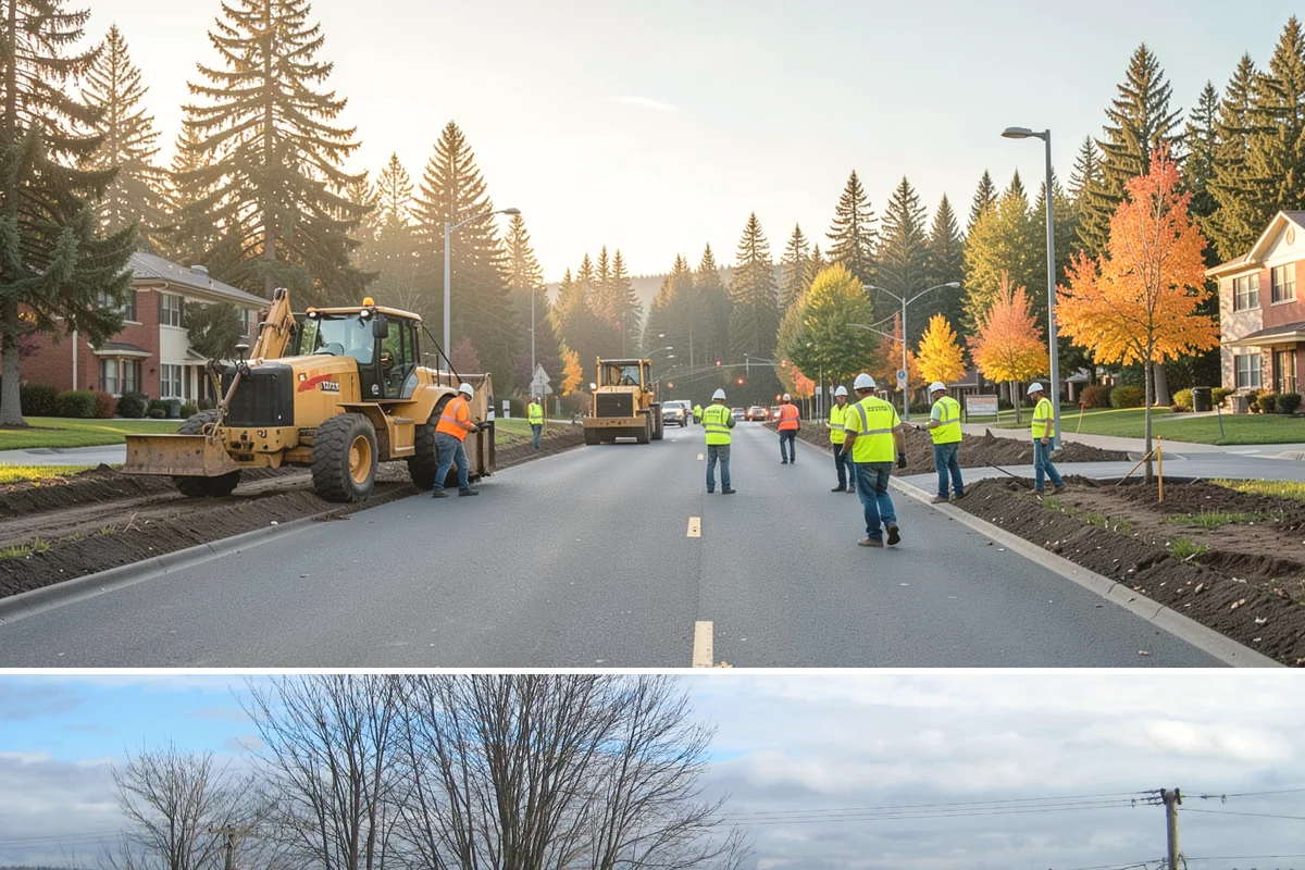 Municipal Tree Planting in Langley, Island County, WA - Fall and early spring are the preferred planting windows in Western Washington, giving roots time to establish before summer heat.