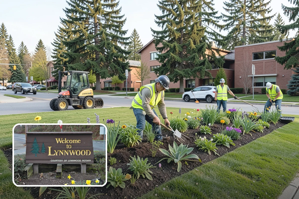 Municipal Tree Planting in Lynnwood, Snohomish County, WA - Species matched to site conditions reduces future conflicts and replacements