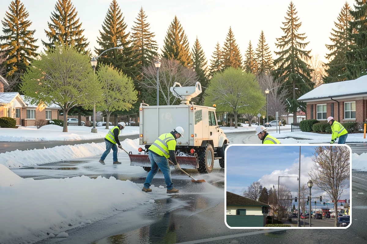 Municipal Tree Planting in Marysville, Snohomish County, WA - Species matched to site conditions reduces future conflicts and replacements