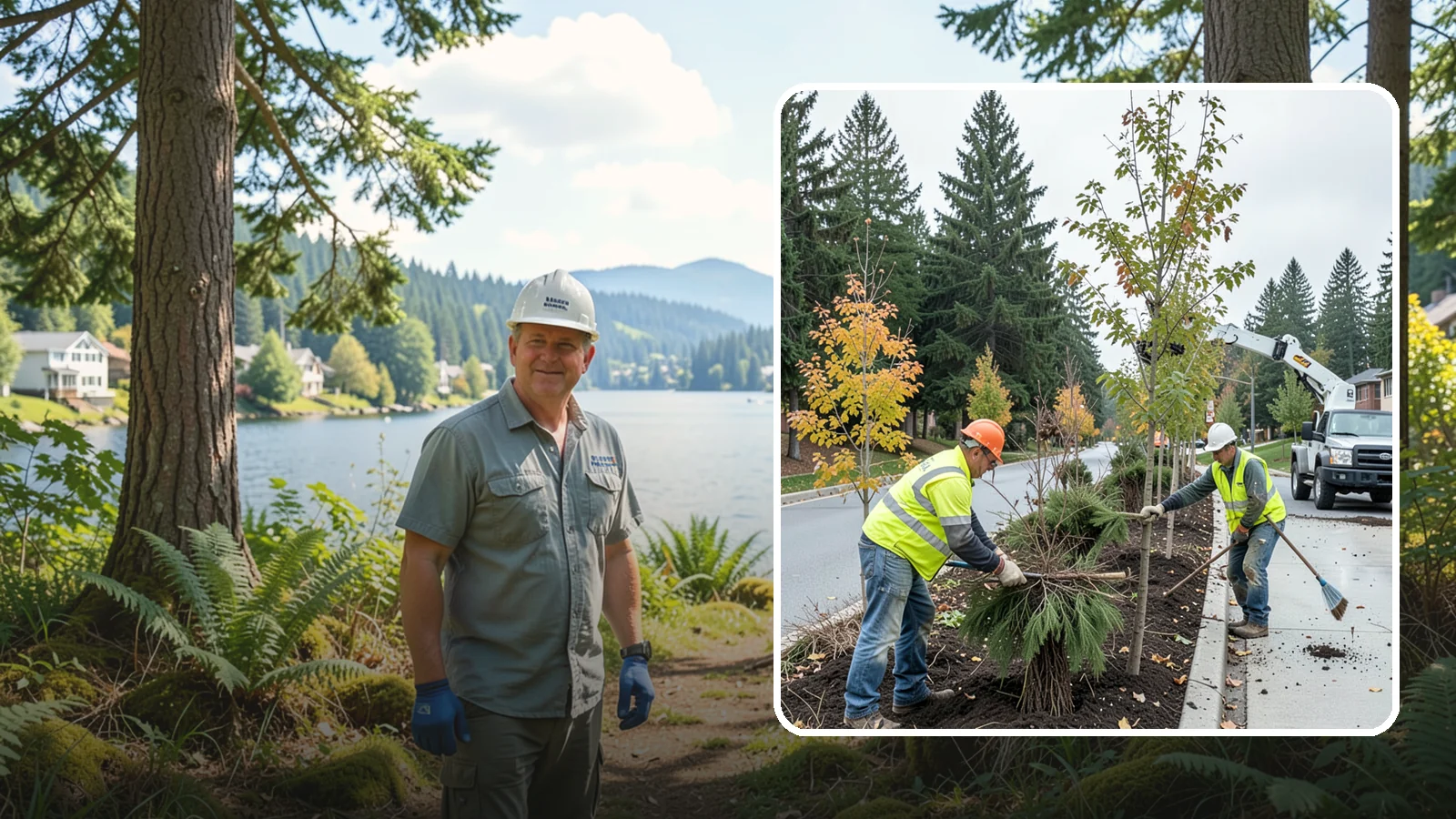 Municipal Tree Planting in Milton, King County, WA - We plant right-tree-right-place public trees with establishment care for streets, parks, and civic sites across Western...