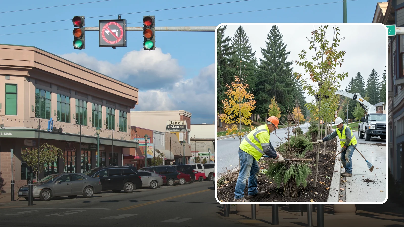 Municipal Tree Planting in Monroe, Snohomish County, WA - We plant right-tree-right-place public trees with establishment care for streets, parks, and civic sites across Western...