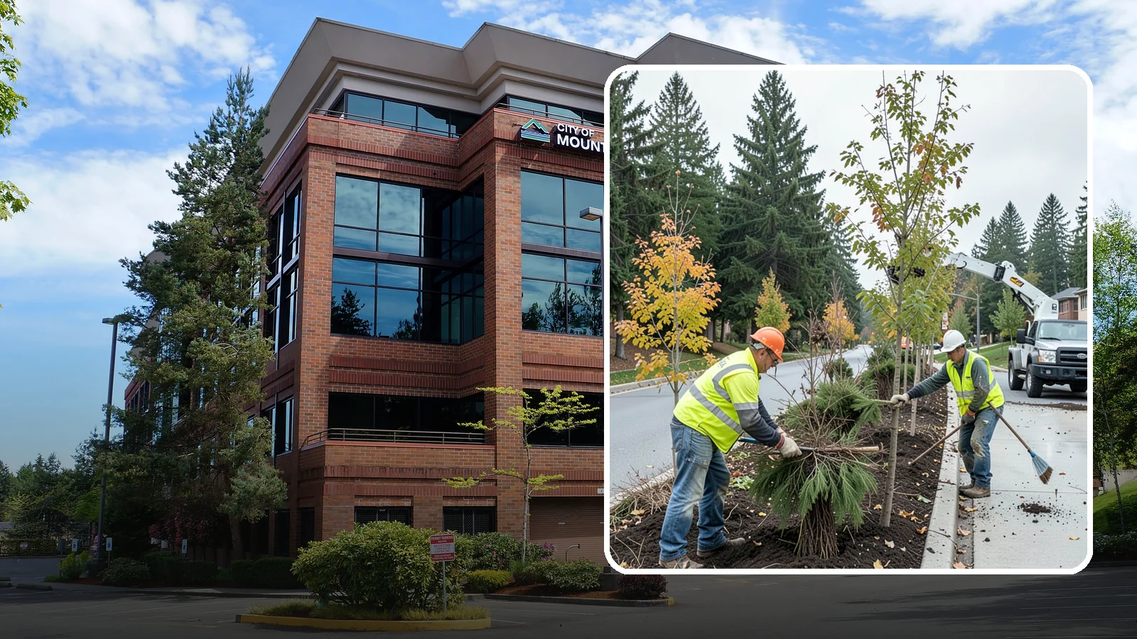 Municipal Tree Planting in Mountlake Terrace, Snohomish County, WA - We plant right-tree-right-place public trees with establishment care for streets, parks, and civic sites across Western...