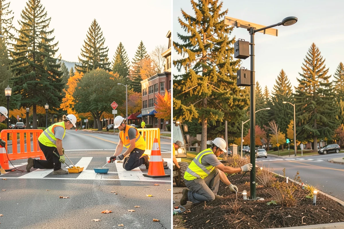 Municipal Tree Planting in Newcastle, King County, WA - We confirm species, quantities, and locations against your approved planting list