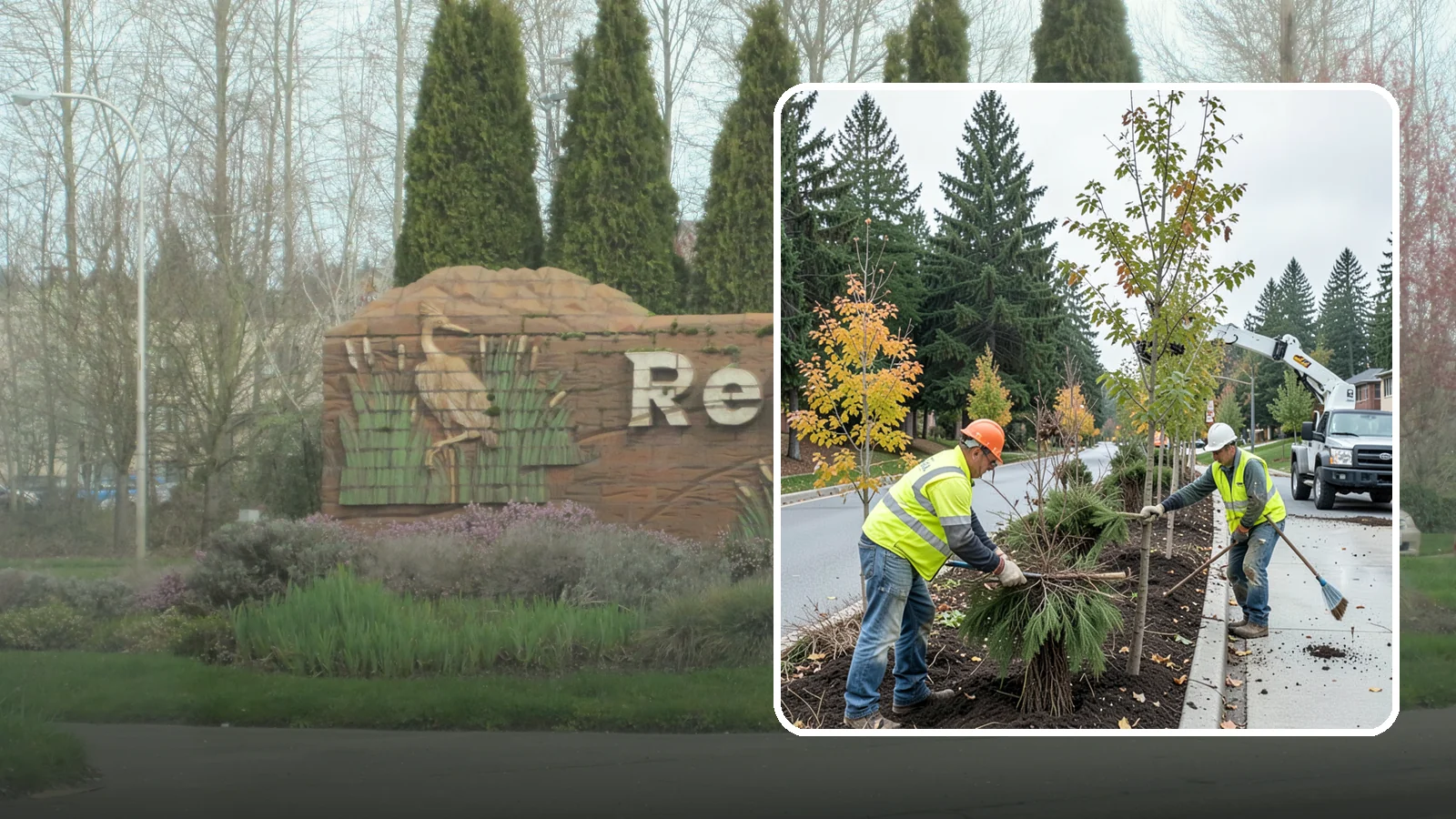 Municipal Tree Planting in Renton, King County, WA - We plant right-tree-right-place public trees with establishment care for streets, parks, and civic sites across Western...