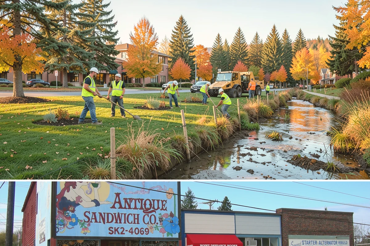 Municipal Tree Planting in Ruston, Pierce County, WA - Fall and early spring are the preferred planting windows in Western Washington, giving roots time to establish before summer heat.