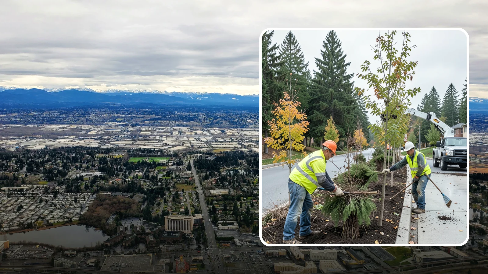 Municipal Tree Planting in SeaTac, King County, WA - We plant right-tree-right-place public trees with establishment care for streets, parks, and civic sites across Western...