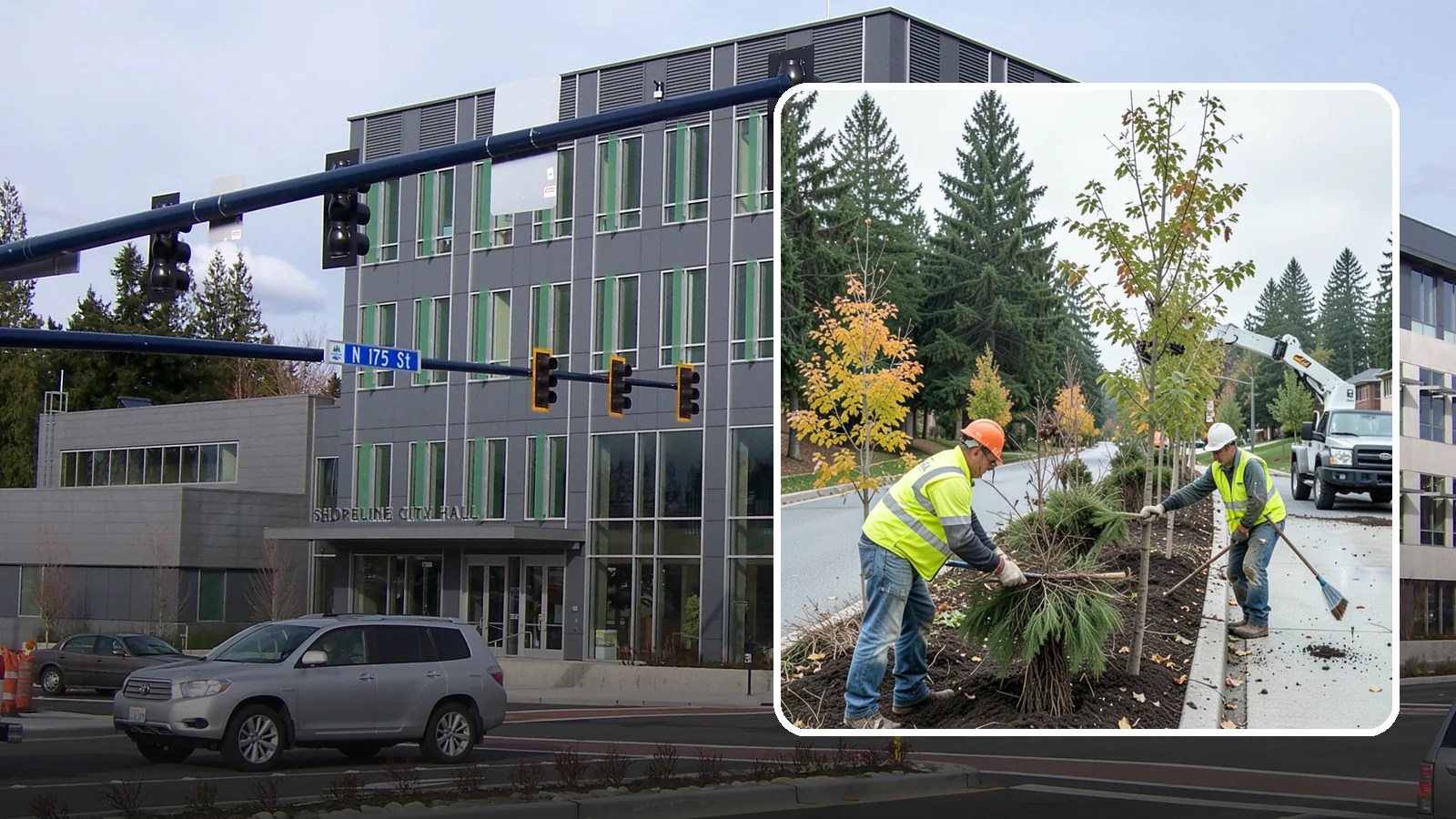 Municipal Tree Planting in Shoreline, King County, WA - We plant right-tree-right-place public trees with establishment care for streets, parks, and civic sites across Western...