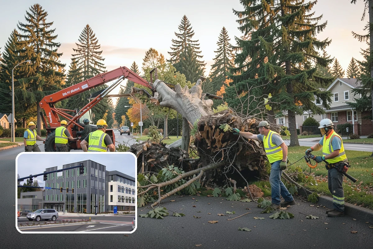 Municipal Tree Planting in Shoreline, King County, WA - Species matched to site conditions reduces future conflicts and replacements