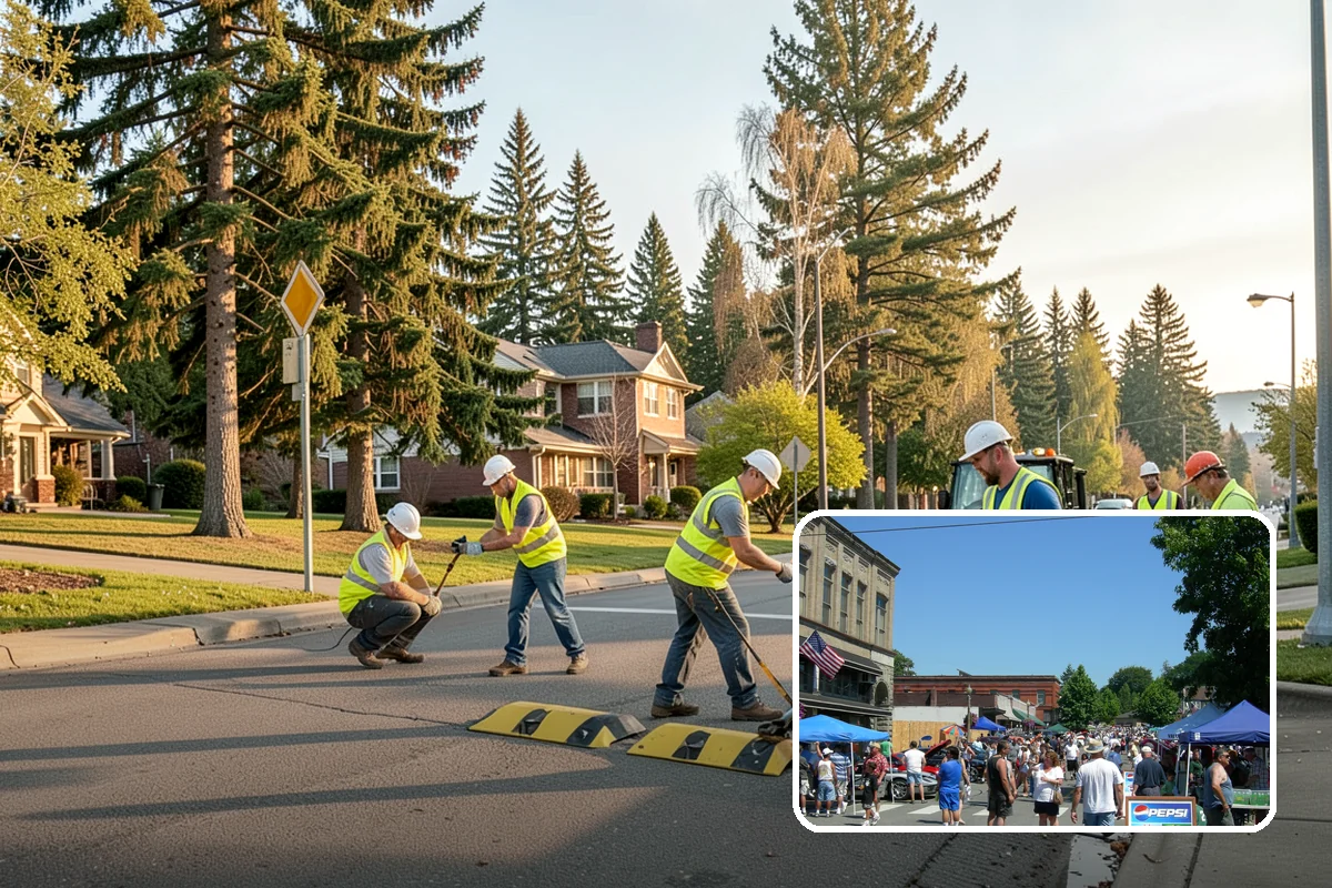 Municipal Tree Planting in Snohomish, Snohomish County, WA - Species matched to site conditions reduces future conflicts and replacements