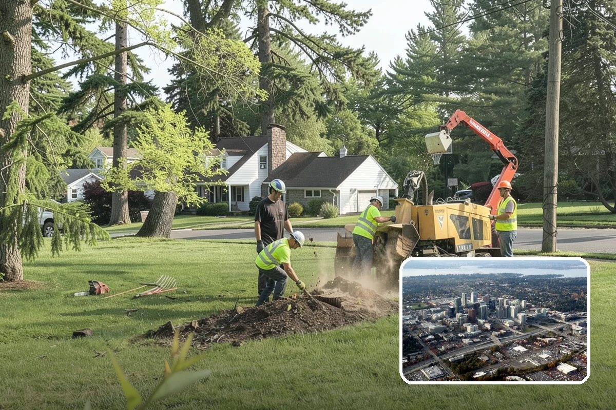 Municipal Tree Removal in Bellevue, King County, WA - ISA Certified Arborists direct every removal for defensible, standards-based decisions