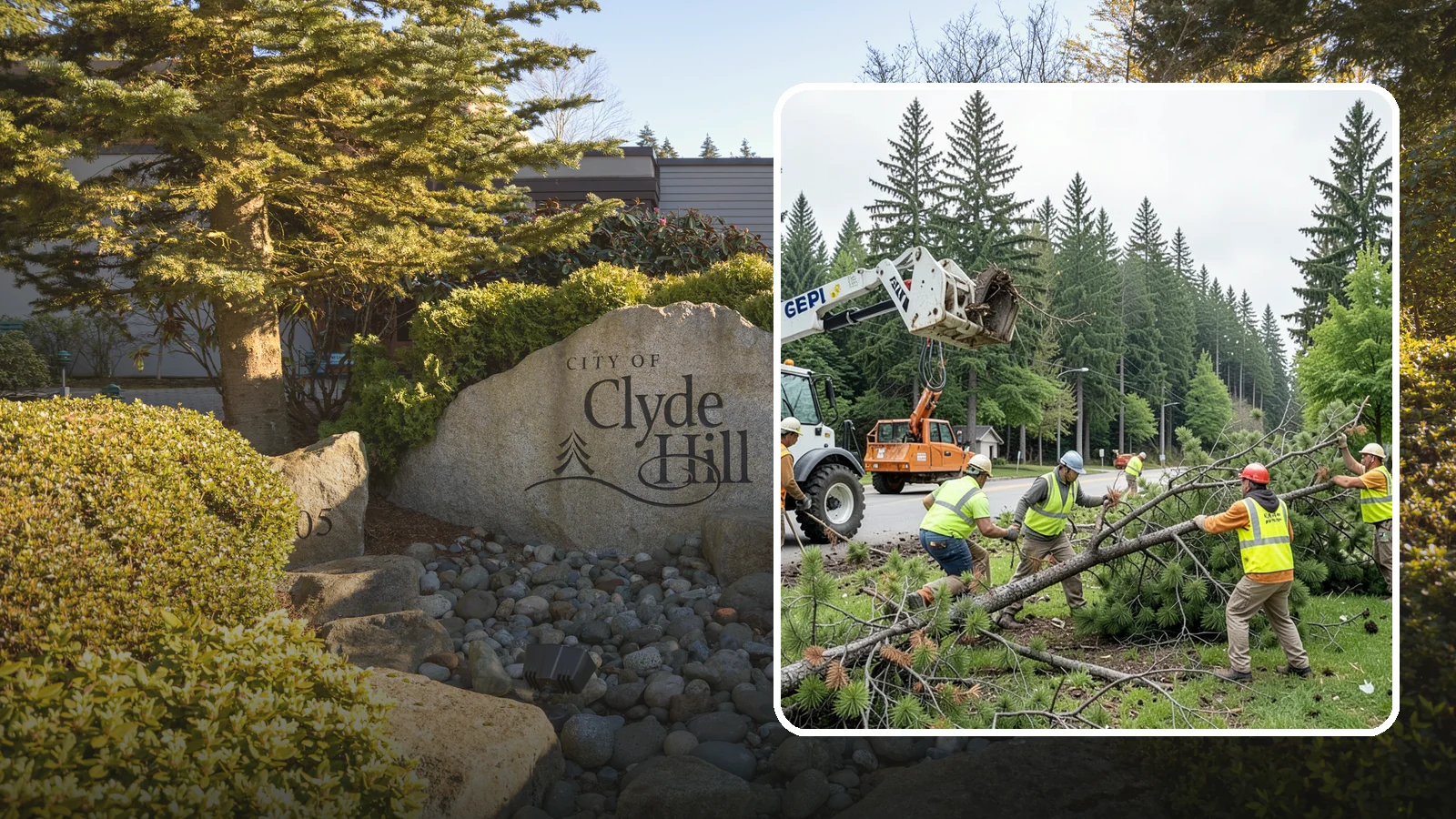 Municipal Tree Removal in Clyde Hill, King County, WA - We remove declining, dead, or conflicting public trees for Western Washington cities, counties, and special districts under fully...