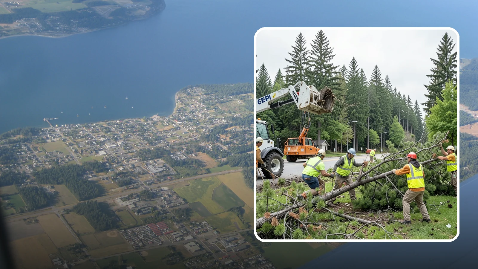 Municipal Tree Removal in Coupeville, Island County, WA - We remove declining, dead, or conflicting public trees for Western Washington cities, counties, and special districts under fully...