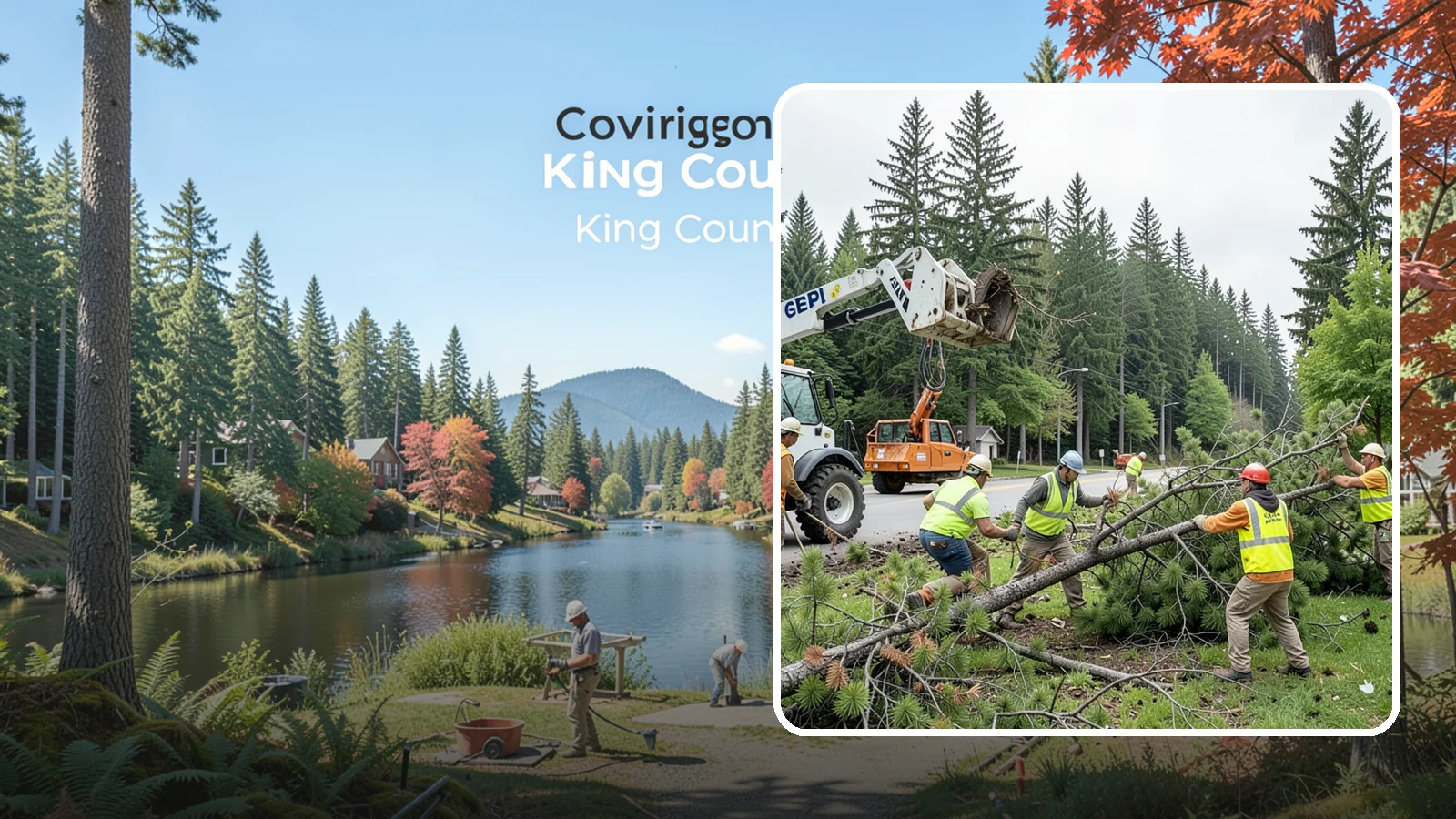 Municipal Tree Removal in Covington, King County, WA - We remove declining, dead, or conflicting public trees for Western Washington cities, counties, and special districts under fully...