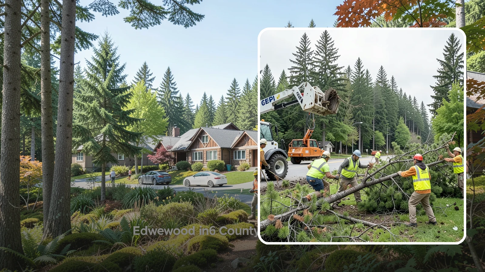 Municipal Tree Removal in Edgewood, Pierce County, WA - We remove declining, dead, or conflicting public trees for Western Washington cities, counties, and special districts under fully...