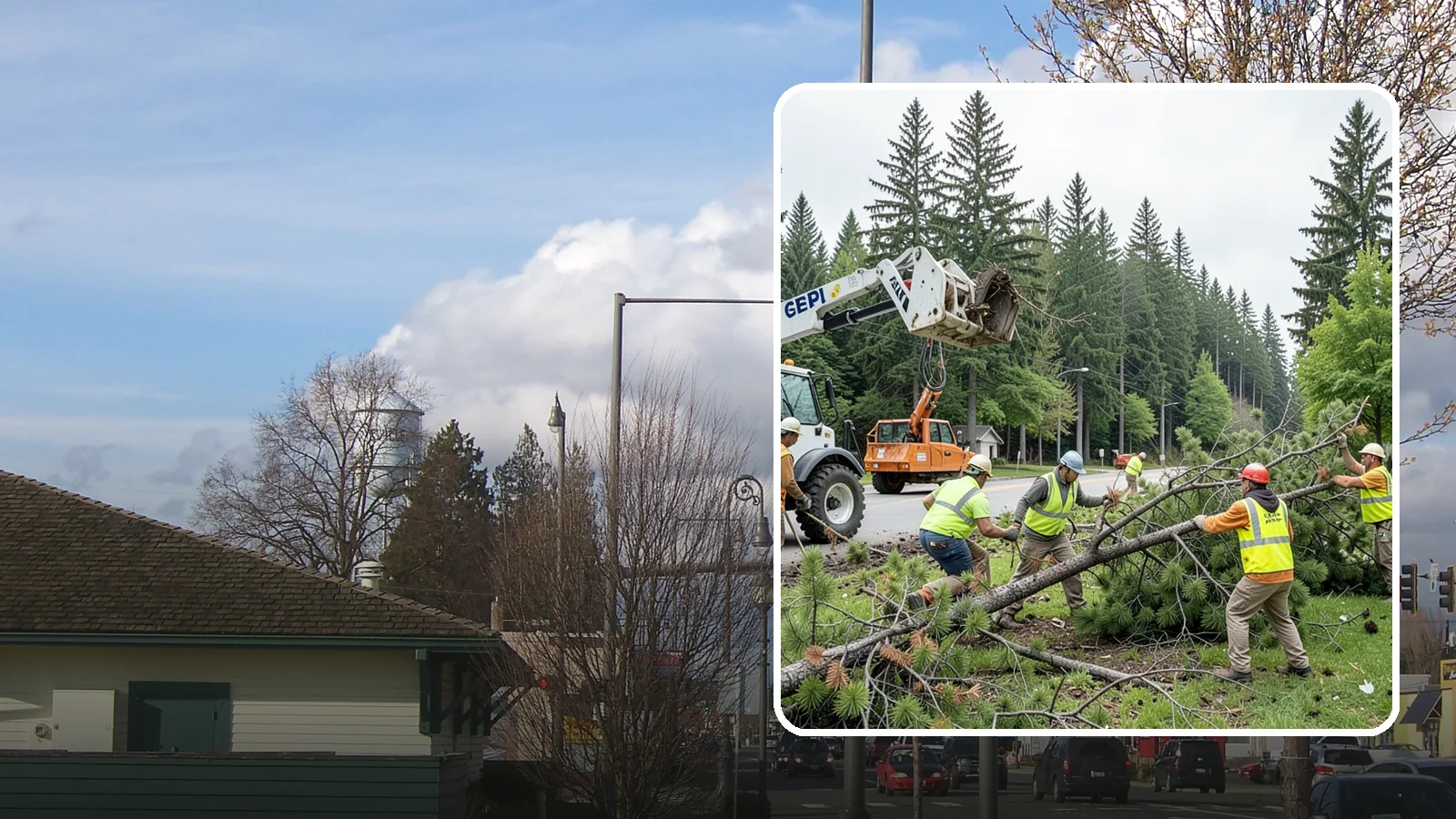 Municipal Tree Removal in Marysville, Snohomish County, WA - We remove declining, dead, or conflicting public trees for Western Washington cities, counties, and special districts under fully...