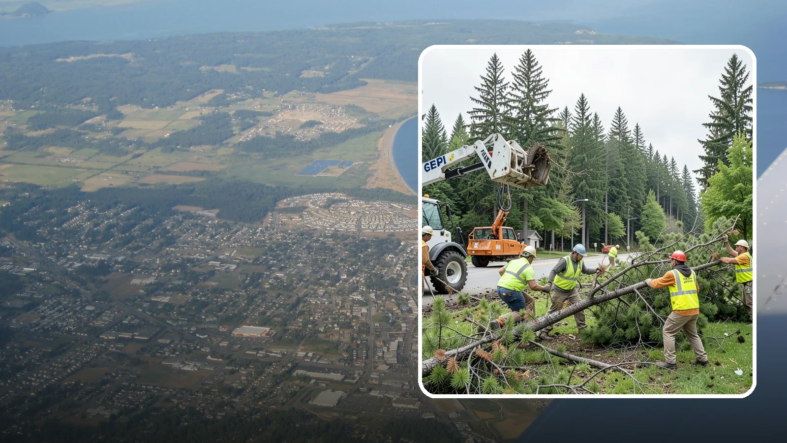 Municipal Tree Removal in Oak Harbor, Island County, WA - We remove declining, dead, or conflicting public trees for Western Washington cities, counties, and special districts under fully...