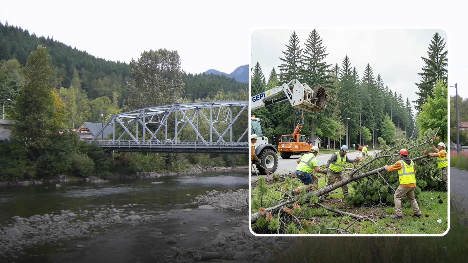Municipal Tree Removal in Skykomish, King County, WA - We remove declining, dead, or conflicting public trees for Western Washington cities, counties, and special districts under fully...