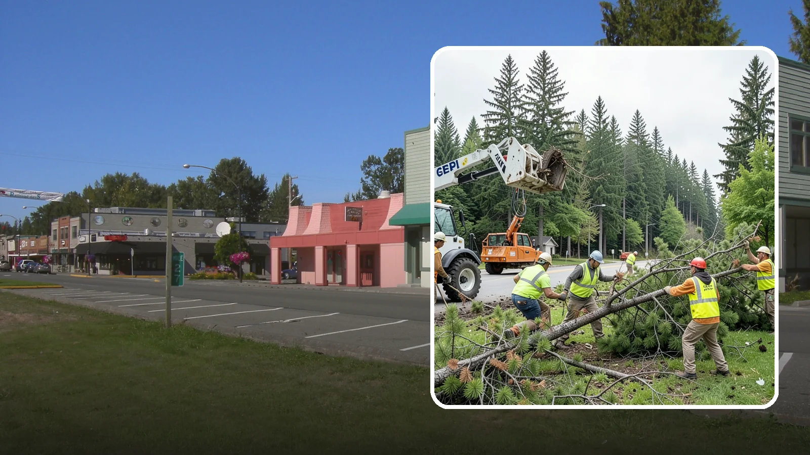 Municipal Tree Removal in Snoqualmie, King County, WA - We remove declining, dead, or conflicting public trees for Western Washington cities, counties, and special districts under fully...