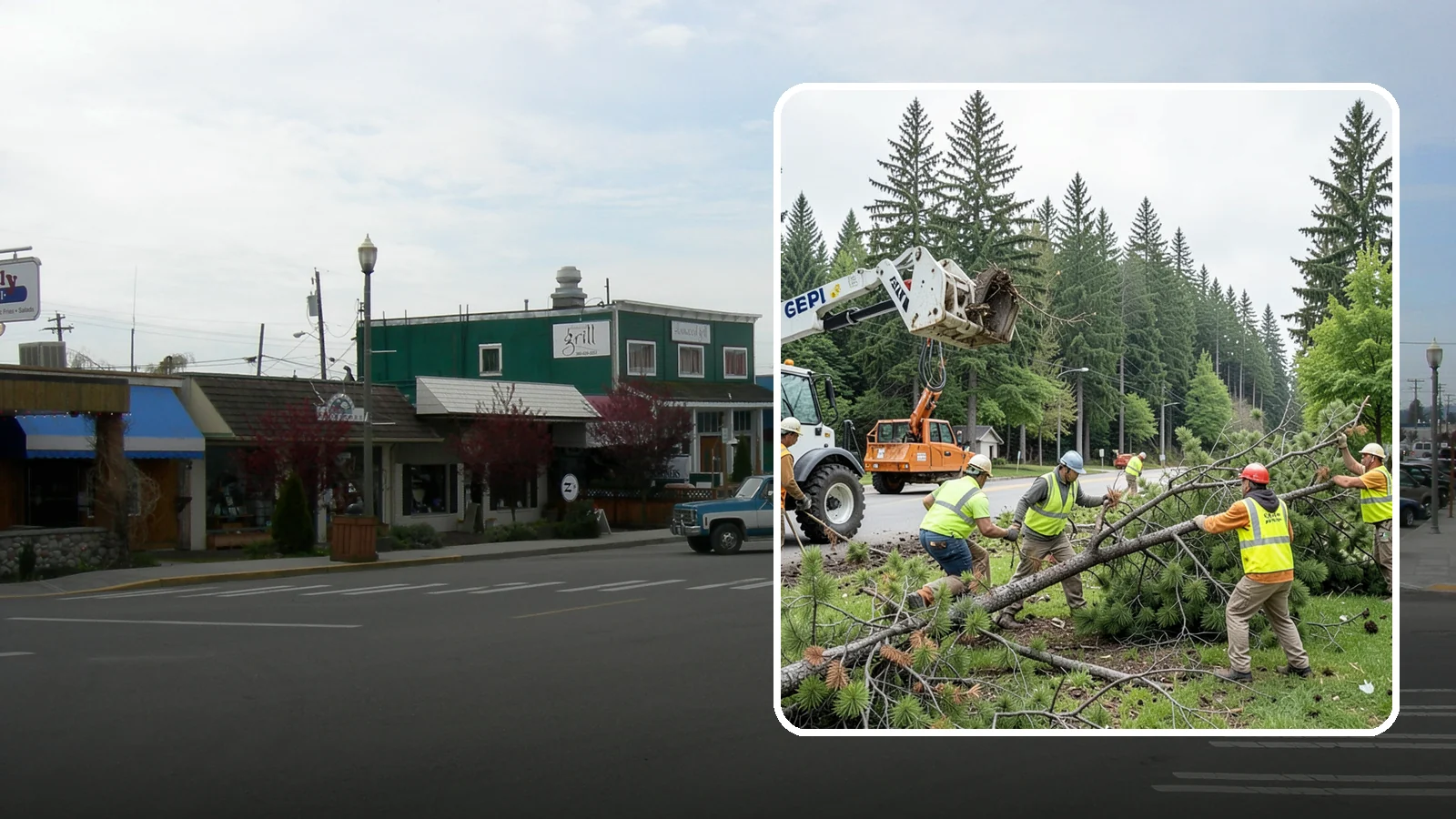 Municipal Tree Removal in Stanwood, Snohomish County, WA - We remove declining, dead, or conflicting public trees for Western Washington cities, counties, and special districts under fully...