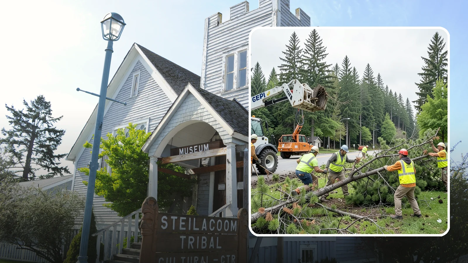 Municipal Tree Removal in Steilacoom, Pierce County, WA - We remove declining, dead, or conflicting public trees for Western Washington cities, counties, and special districts under fully...