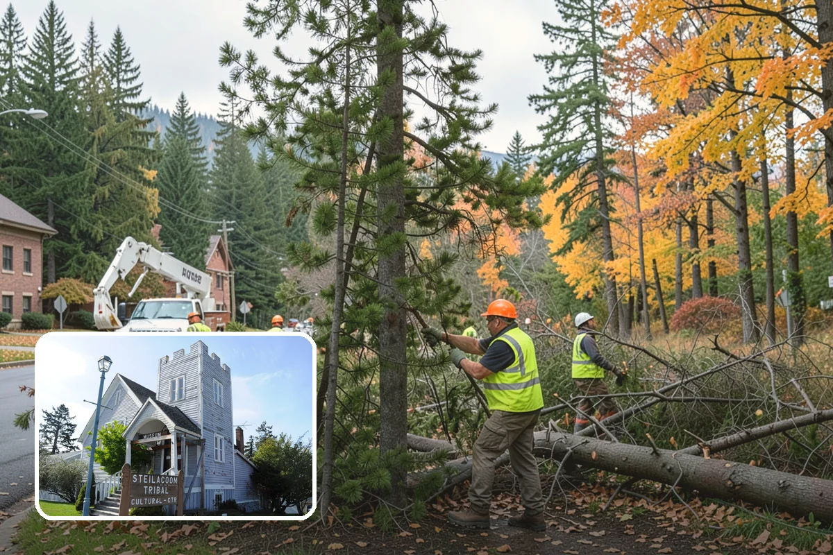 Municipal Tree Removal in Steilacoom, Pierce County, WA - ISA Certified Arborists direct every removal for defensible, standards-based decisions