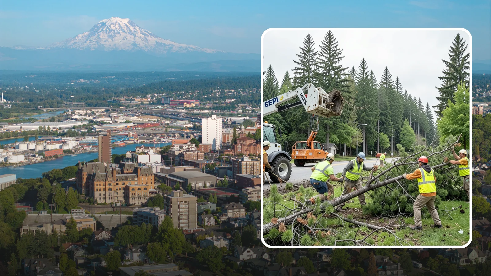 Municipal Tree Removal in Tacoma, Pierce County, WA - We remove declining, dead, or conflicting public trees for Western Washington cities, counties, and special districts under fully...