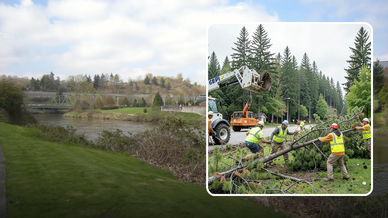 Municipal Tree Removal in Tukwila, King County, WA - We remove declining, dead, or conflicting public trees for Western Washington cities, counties, and special districts under fully...