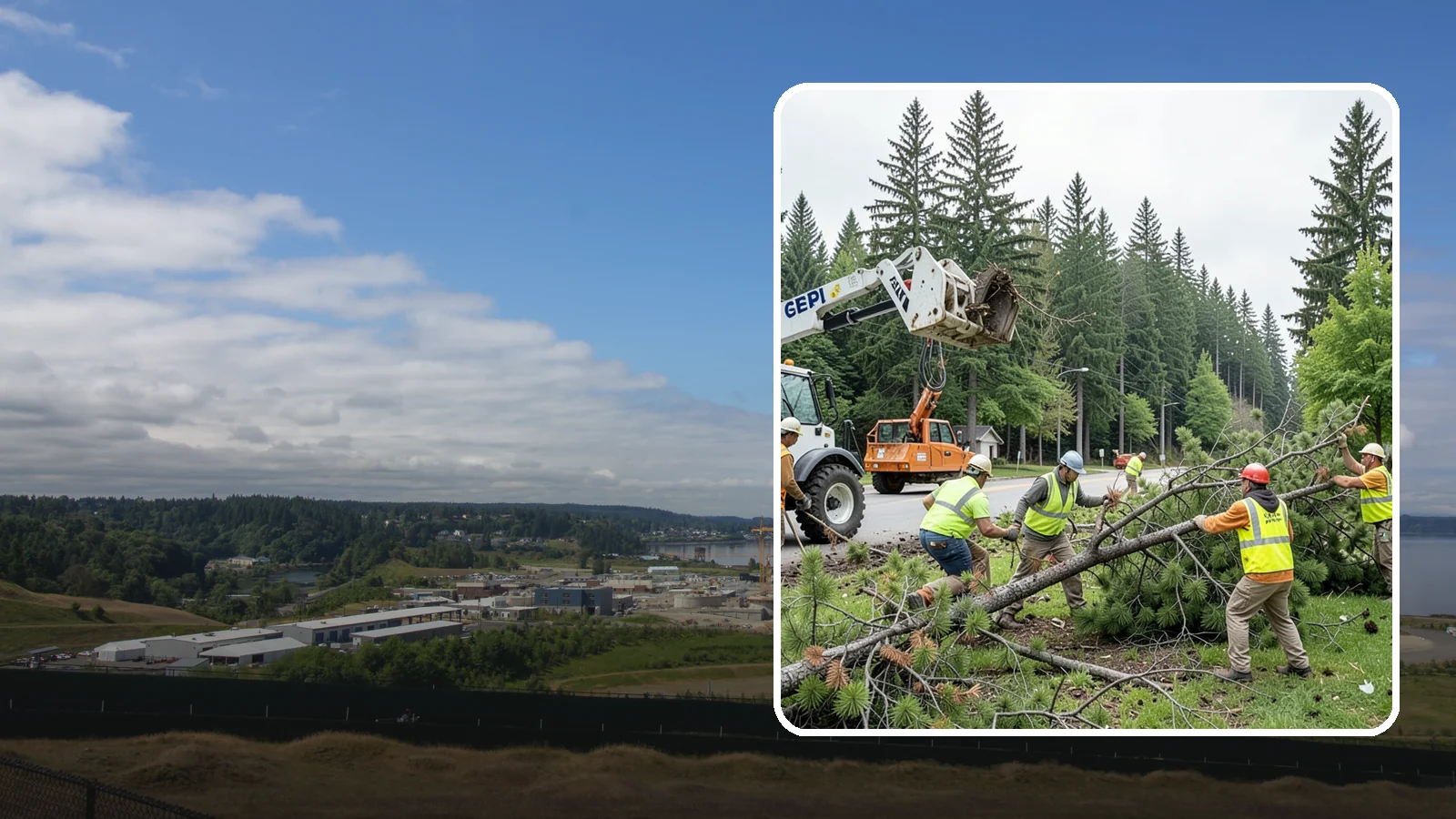 Municipal Tree Removal in University Place, Pierce County, WA - We remove declining, dead, or conflicting public trees for Western Washington cities, counties, and special districts under fully...