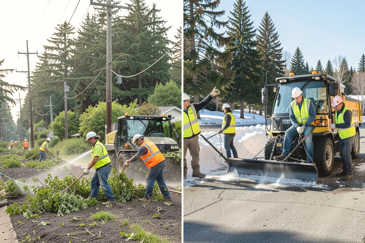 Municipal Tree Trimming in Black Diamond, King County, WA - We map the trees or zones to be pruned and set a service cycle with your public works staff