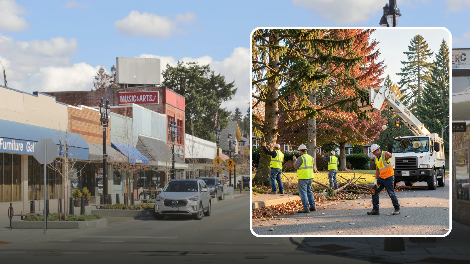 Municipal Tree Trimming in Bothell, King County, WA - We provide scheduled and on-demand pruning of street, park, and facility trees to ANSI A300 standards for public agencies across...