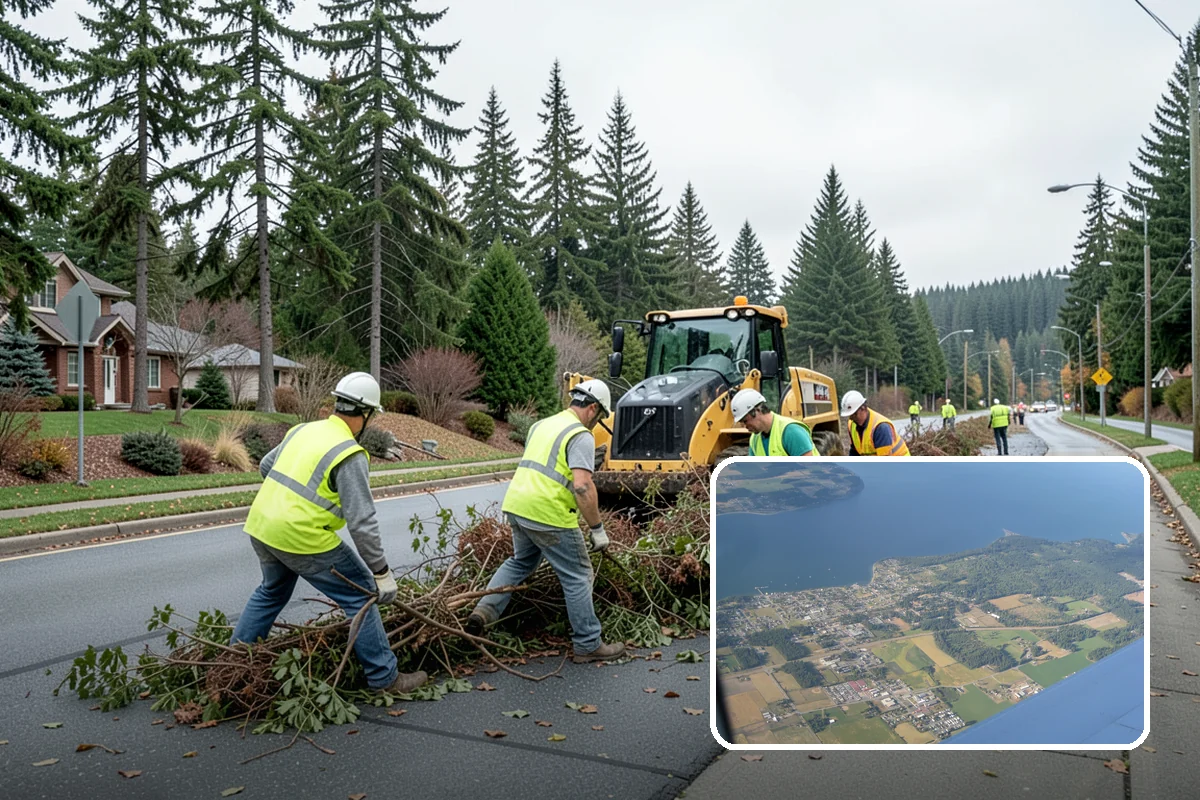 Municipal Tree Trimming in Coupeville, Island County, WA - Pruning performed to ANSI A300 and ISA best-management practices protects long-term tree health