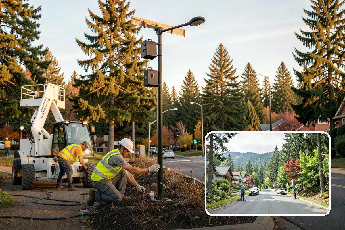 Municipal Tree Trimming in Darrington, Snohomish County, WA - Pruning performed to ANSI A300 and ISA best-management practices protects long-term tree health