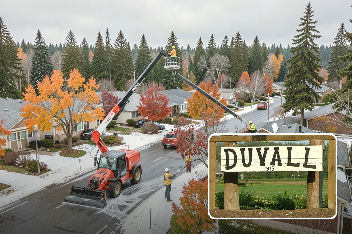 Municipal Tree Trimming in Duvall, King County, WA - Pruning performed to ANSI A300 and ISA best-management practices protects long-term tree health