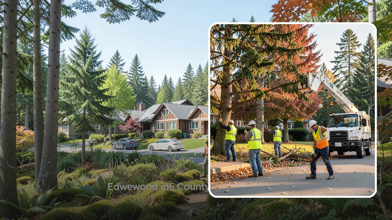 Municipal Tree Trimming in Edgewood, Pierce County, WA - We provide scheduled and on-demand pruning of street, park, and facility trees to ANSI A300 standards for public agencies across...