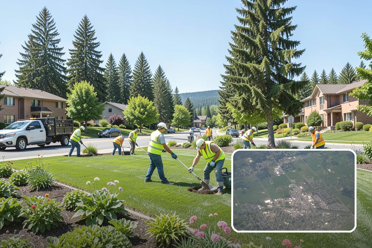 Municipal Tree Trimming in Enumclaw, King County, WA - Pruning performed to ANSI A300 and ISA best-management practices protects long-term tree health