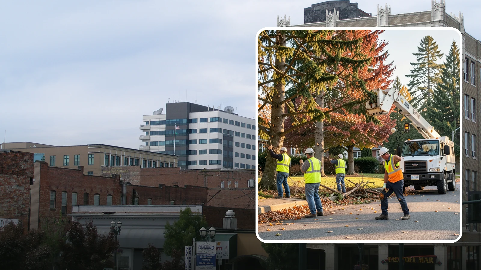 Municipal Tree Trimming in Everett, Snohomish County, WA - We provide scheduled and on-demand pruning of street, park, and facility trees to ANSI A300 standards for public agencies across...