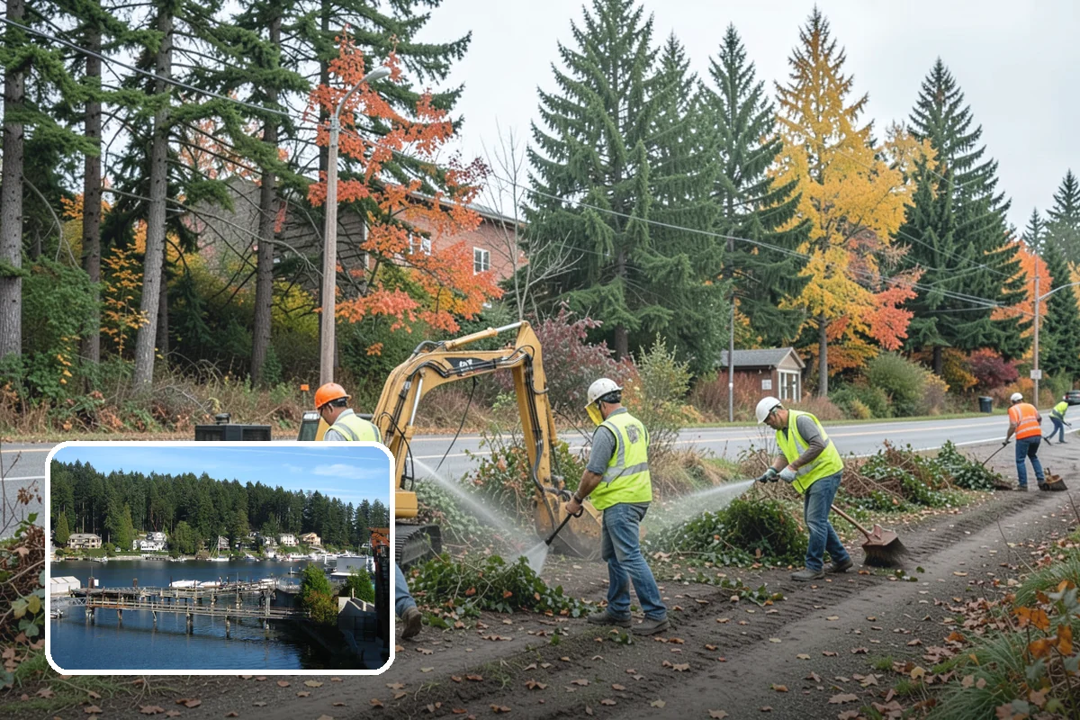 Municipal Tree Trimming in Gig Harbor, Pierce County, WA - Pruning performed to ANSI A300 and ISA best-management practices protects long-term tree health