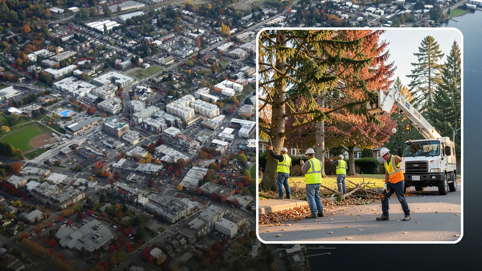 Municipal Tree Trimming in Kirkland, King County, WA - We provide scheduled and on-demand pruning of street, park, and facility trees to ANSI A300 standards for public agencies across...