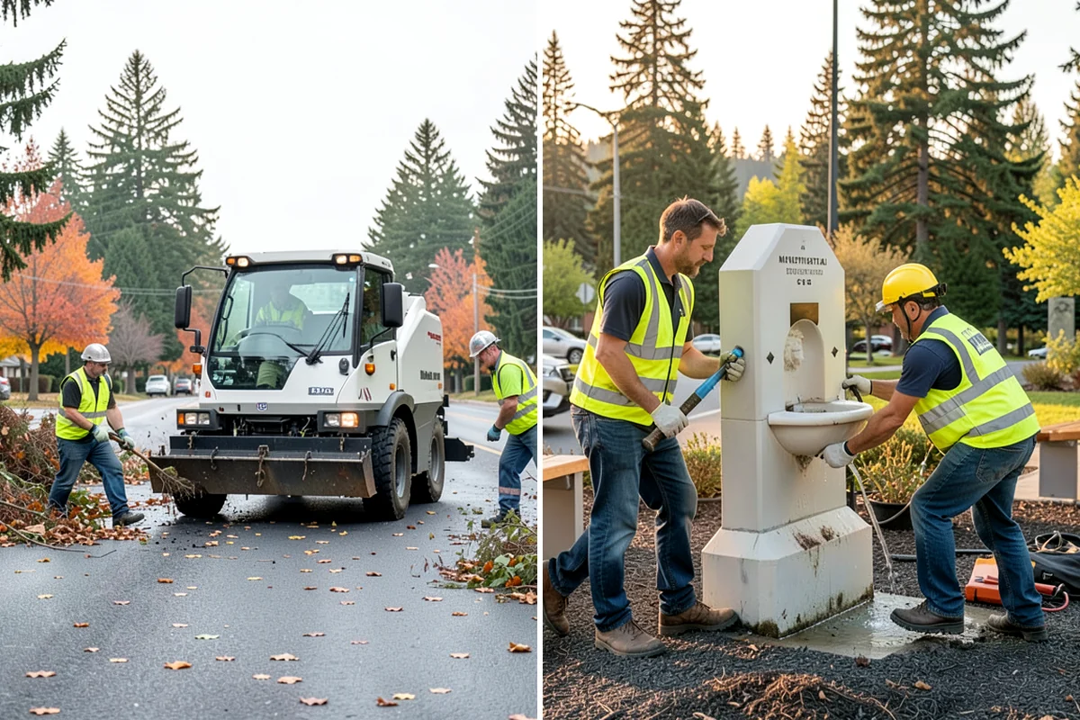 Municipal Tree Trimming in Lakewood, Pierce County, WA - We map the trees or zones to be pruned and set a service cycle with your public works staff