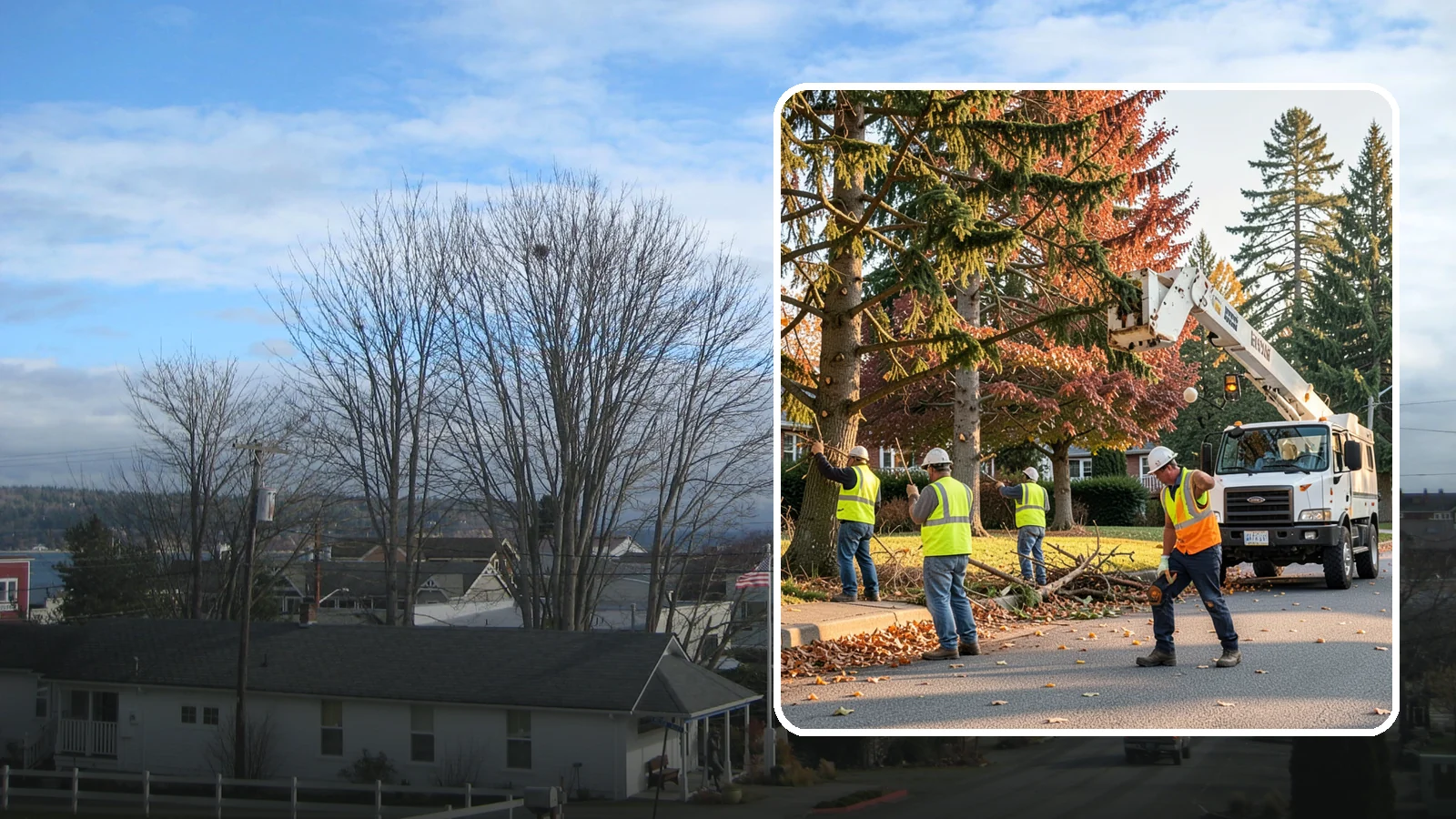 Municipal Tree Trimming in Langley, Island County, WA - We provide scheduled and on-demand pruning of street, park, and facility trees to ANSI A300 standards for public agencies across...
