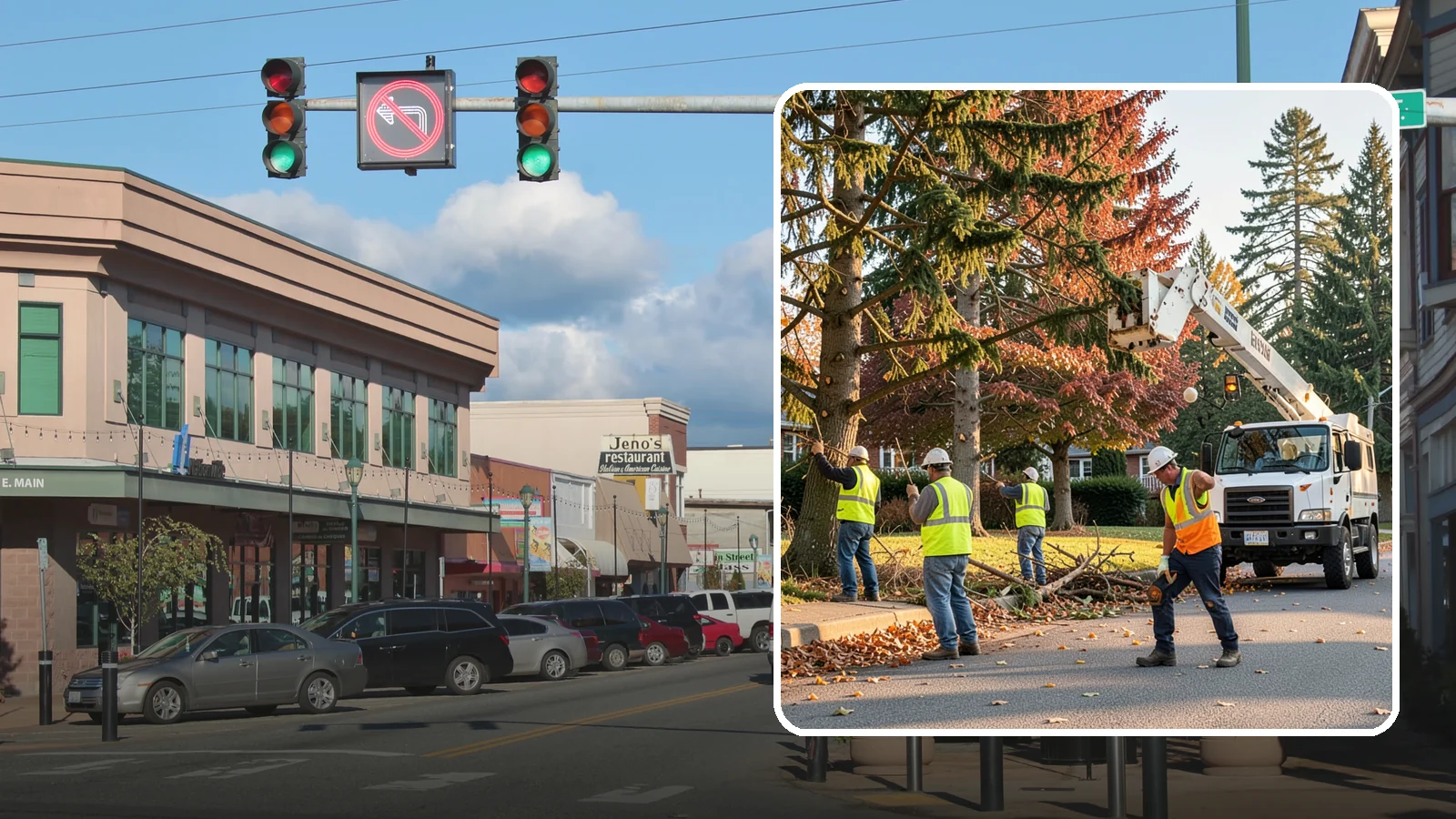 Municipal Tree Trimming in Monroe, Snohomish County, WA - We provide scheduled and on-demand pruning of street, park, and facility trees to ANSI A300 standards for public agencies across...