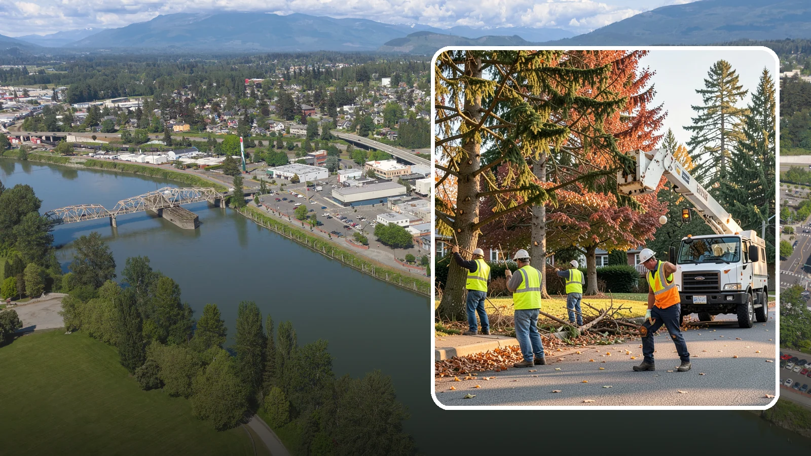 Municipal Tree Trimming in Mount Vernon, Skagit County, WA - We provide scheduled and on-demand pruning of street, park, and facility trees to ANSI A300 standards for public agencies across...