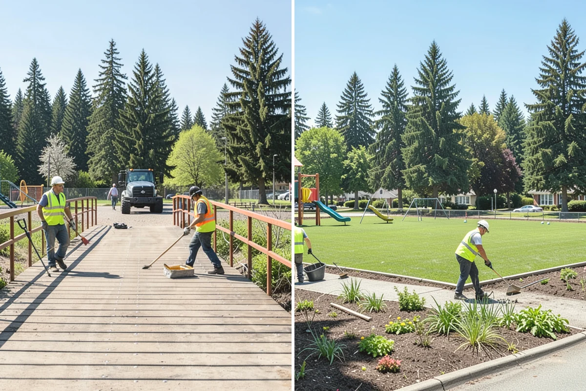 Municipal Tree Trimming in Mukilteo, Snohomish County, WA - We map the trees or zones to be pruned and set a service cycle with your public works staff
