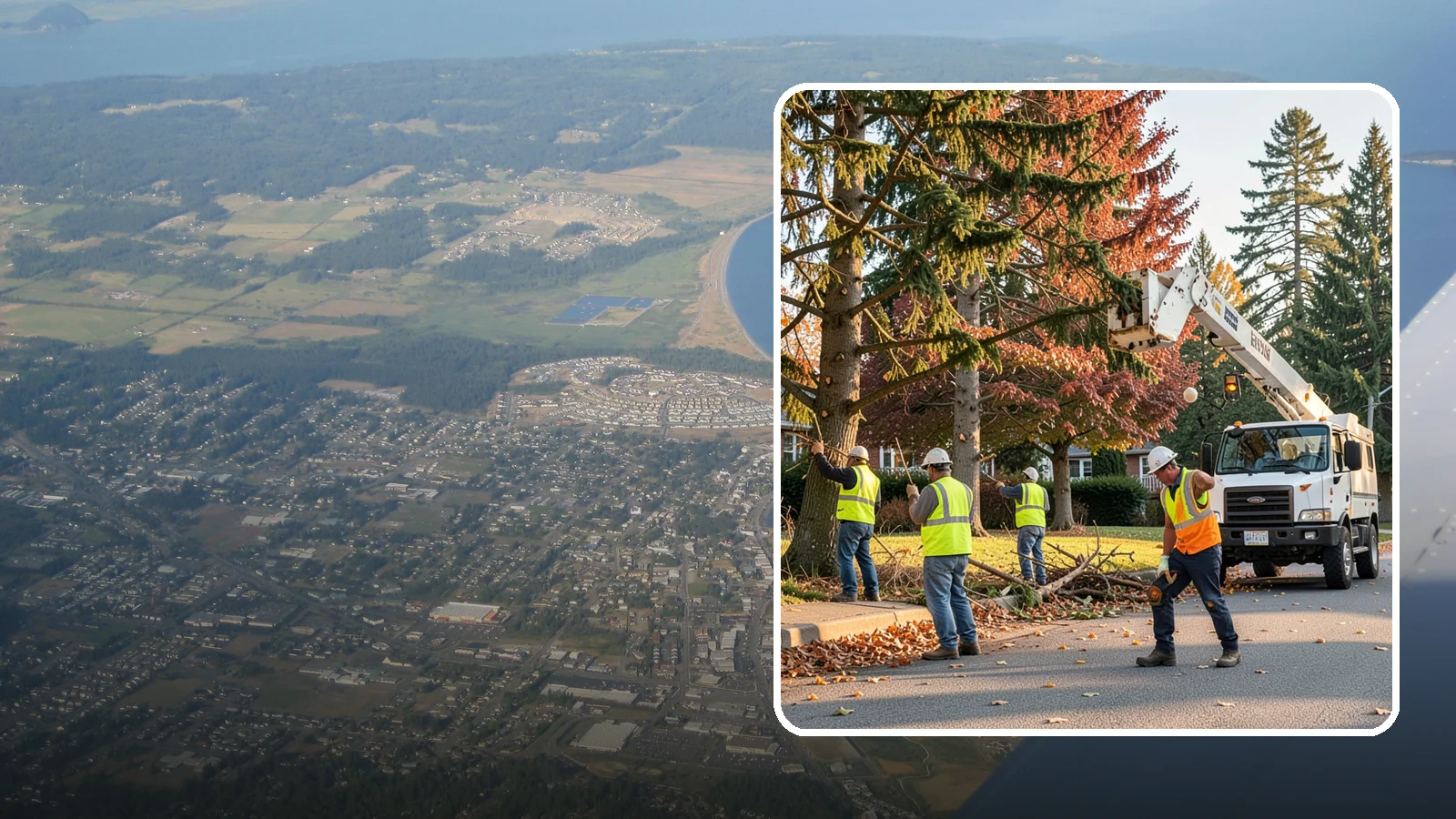 Municipal Tree Trimming in Oak Harbor, Island County, WA - We provide scheduled and on-demand pruning of street, park, and facility trees to ANSI A300 standards for public agencies across...