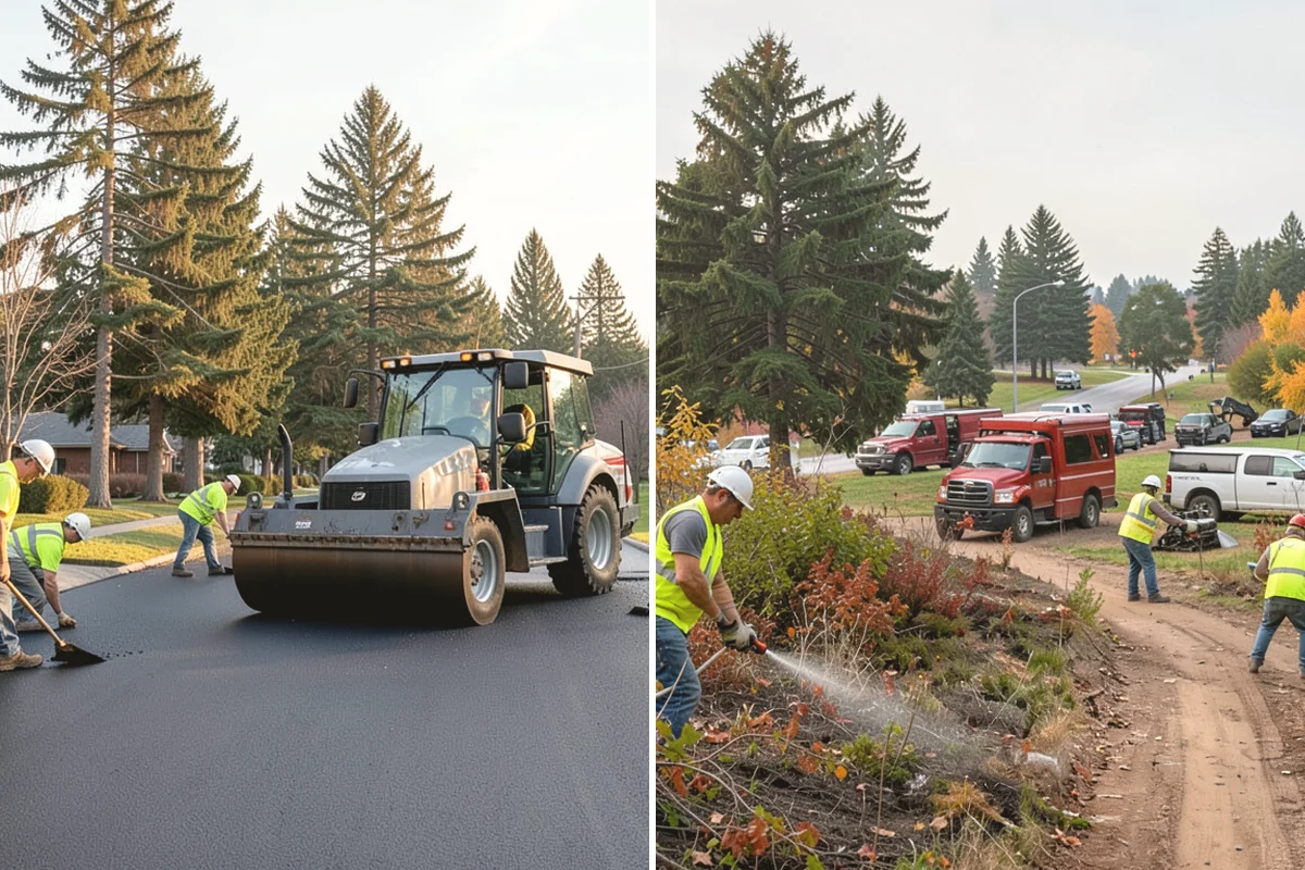 Municipal Tree Trimming in Oak Harbor, Island County, WA - We map the trees or zones to be pruned and set a service cycle with your public works staff