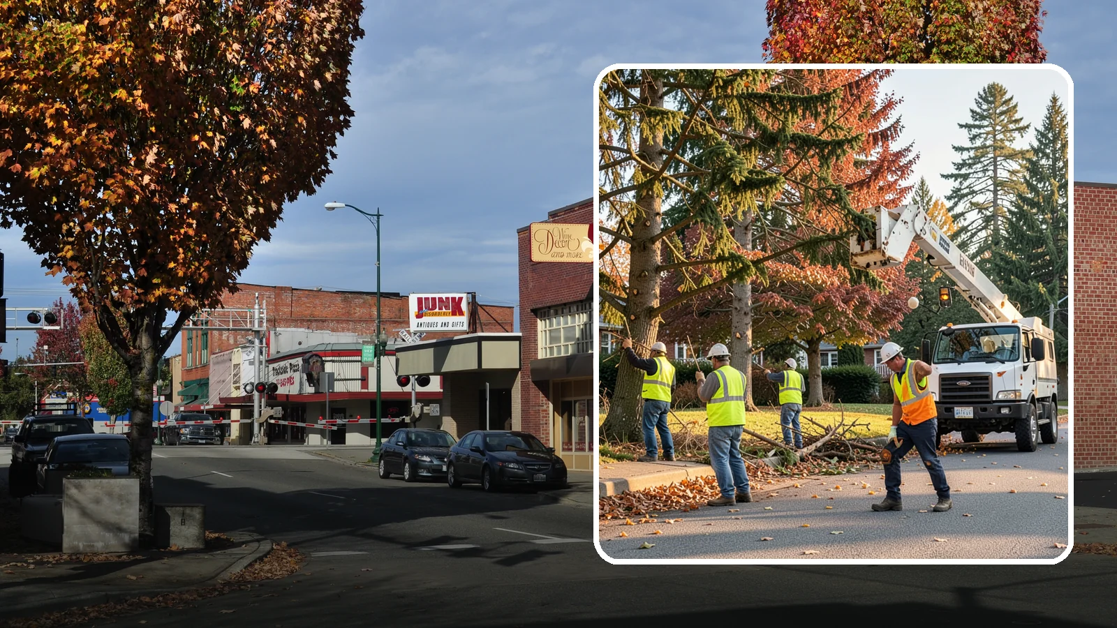 Municipal Tree Trimming in Puyallup, Pierce County, WA - We provide scheduled and on-demand pruning of street, park, and facility trees to ANSI A300 standards for public agencies across...