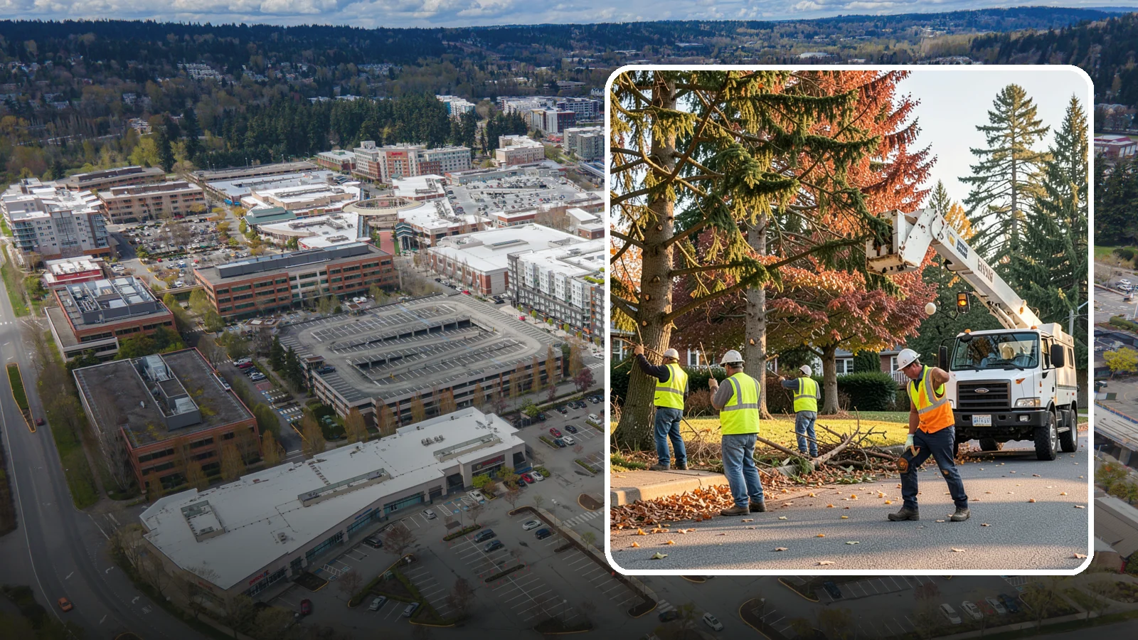 Municipal Tree Trimming in Redmond, King County, WA - We provide scheduled and on-demand pruning of street, park, and facility trees to ANSI A300 standards for public agencies across...